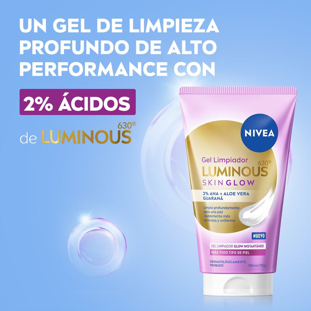 Gel Limpiador Nivea Luminous630 Skin Glow 150ml, , large image number 1