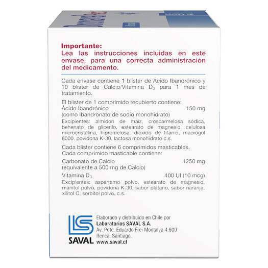Dronaval Biterapia x 1 Comprimido Recubierto + 60 Comprimidos Masticables, , large image number 1
