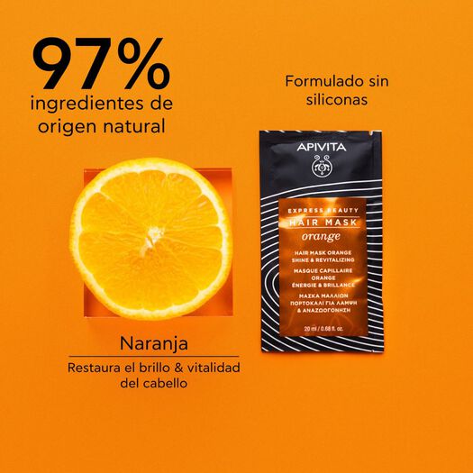 Mascarilla Capilar Apivita Naranja 20 mL, , large image number 3