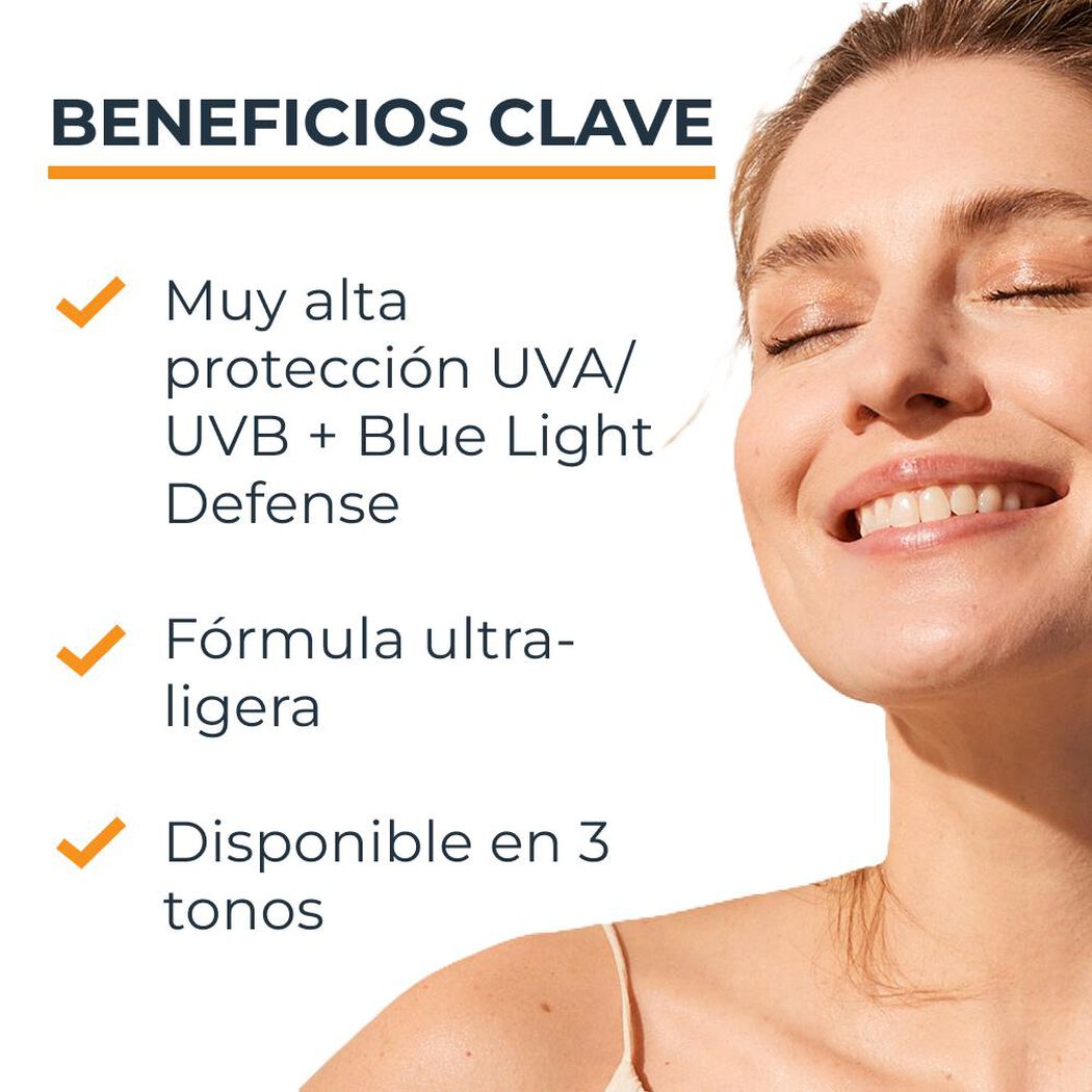 Protector Solar Eucerin Sun Face Hydrofluido Tono Claro 50 mL, , large image number 2