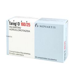 Tareg-D 160 mg/25 mg x 56 Comprimidos Recubiertos