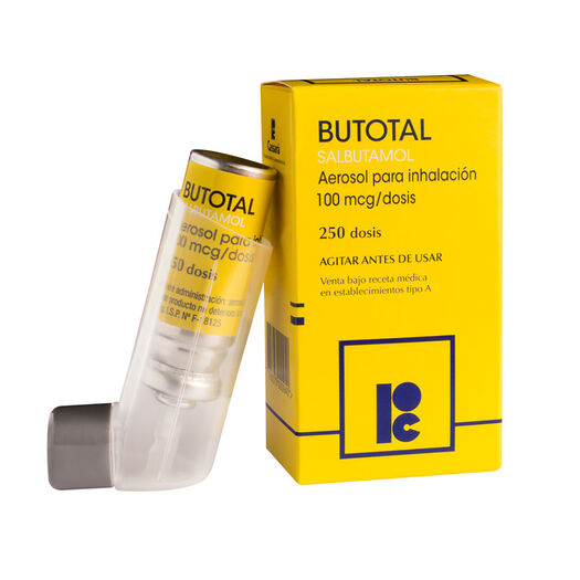 Butotal HFA 100 mcg/dosis x 250 Dosis Aerosol para Inhalación, , large image number 0