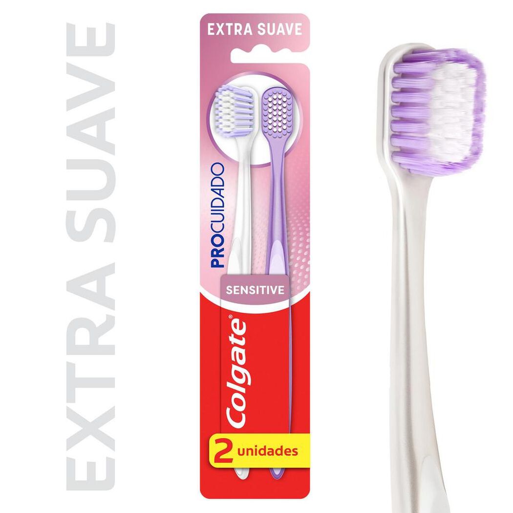 Cepillo de Dientes Colgate Pro Cuidado Extra Suave 2 un, , large image number 0