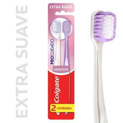 Cepillo de Dientes Colgate Pro Cuidado Extra Suave 2 un
