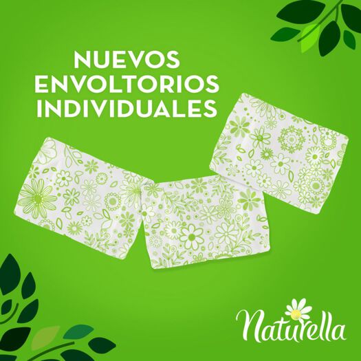 Naturella Toalla Higienica Dia Con Alas Manzanilla x 14 Unidades, , large image number 2