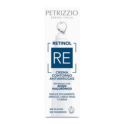 Contorno de Ojos Petrizzio Antiarrugas Retinol + Acido Hialurónico 15 mL