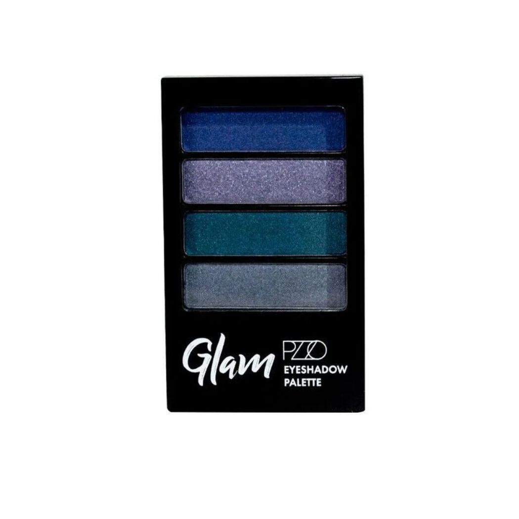 Paleta de Sombras Glam Eyeshadow Palette x4 Blue Sky Petrizzio, , large image number 0