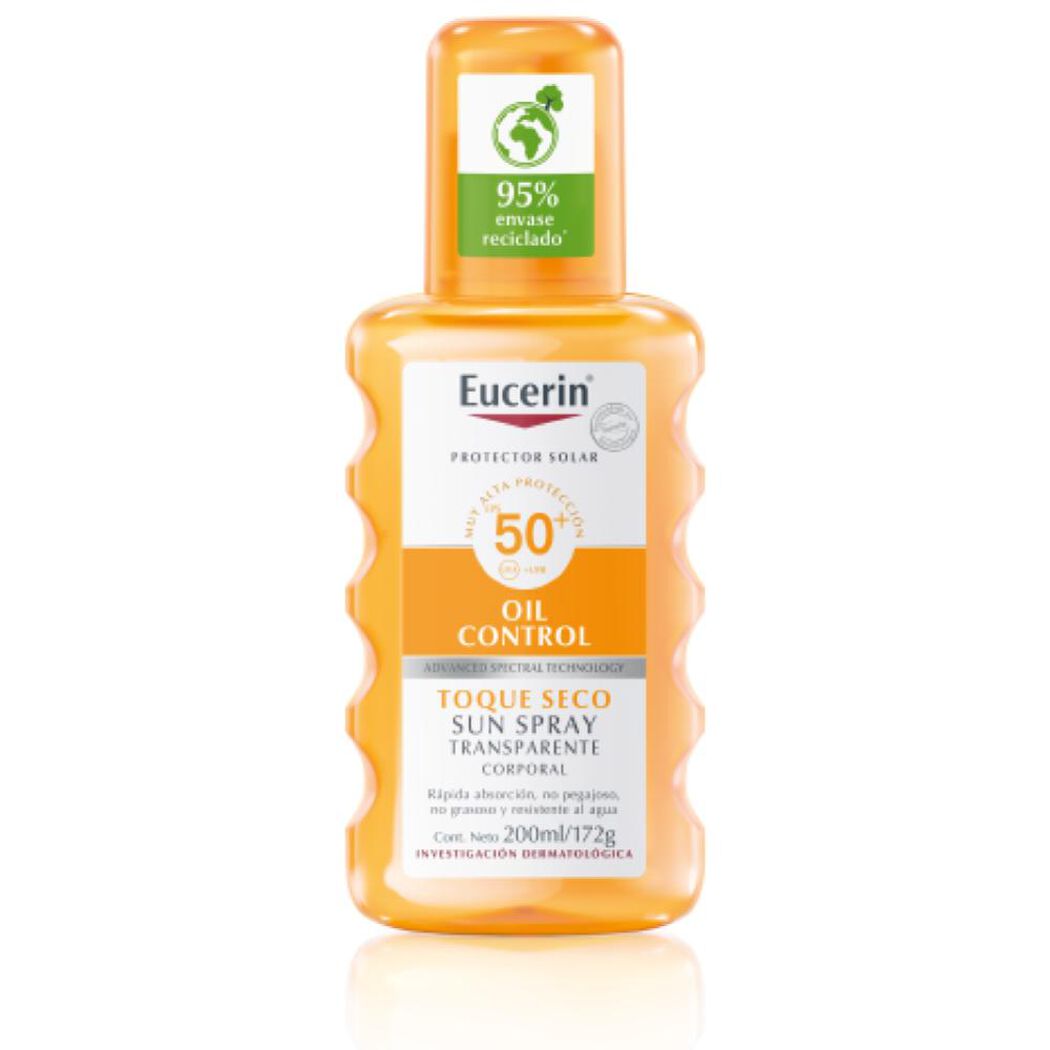 Protector Solar Eucerin Sensitive Protect Spray Transparente Fps50+ 200 mL, , large image number 1