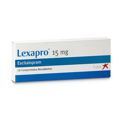 Lexapro 15 mg x 28 Comprimidos Recubiertos