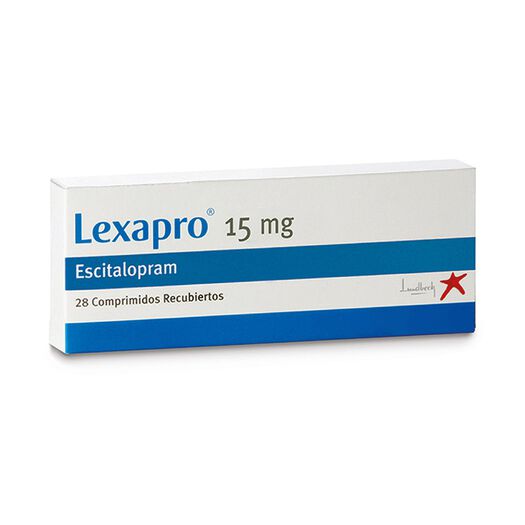 Lexapro 15 mg x 28 Comprimidos Recubiertos, , large image number 0