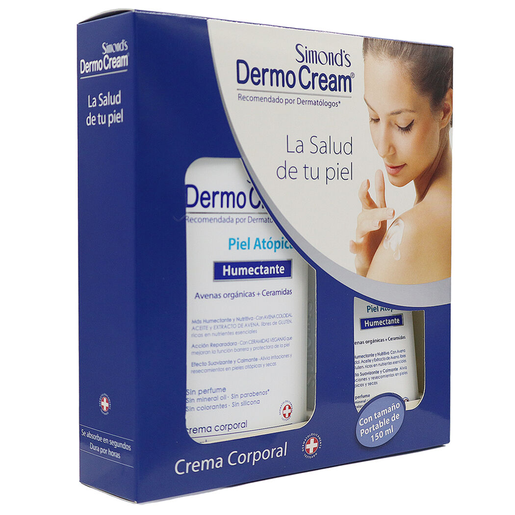 Estuche Dermocream Avenas Ceramida 400 ml + 150 ml, , large image number 0