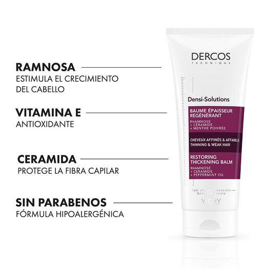 Vichy Bálsamo Dercos Densi-Solutions Espeso Regenerador x 200 mL, , large image number 2