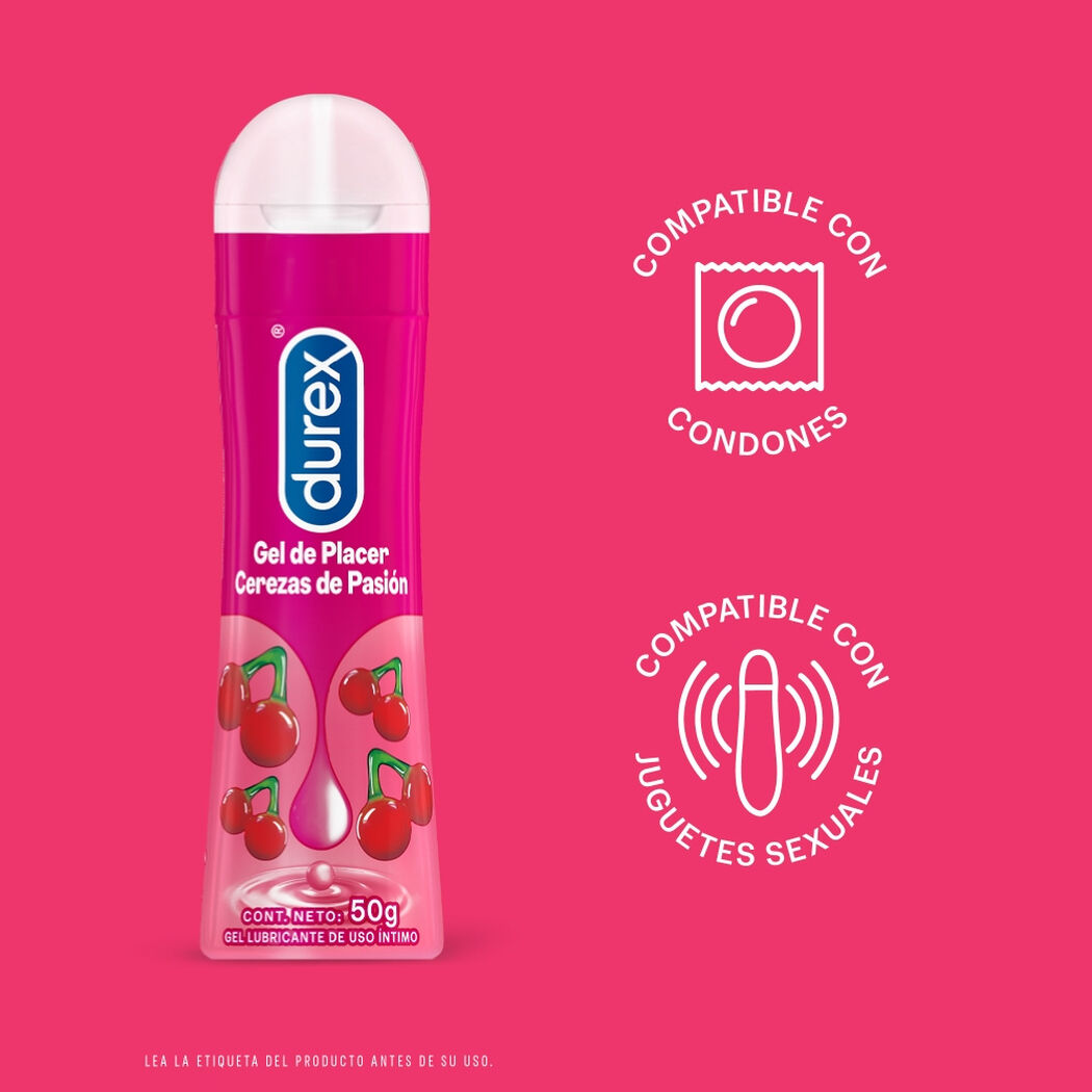 Durex Lubricante Play Cherry 50 ml, , large image number 2