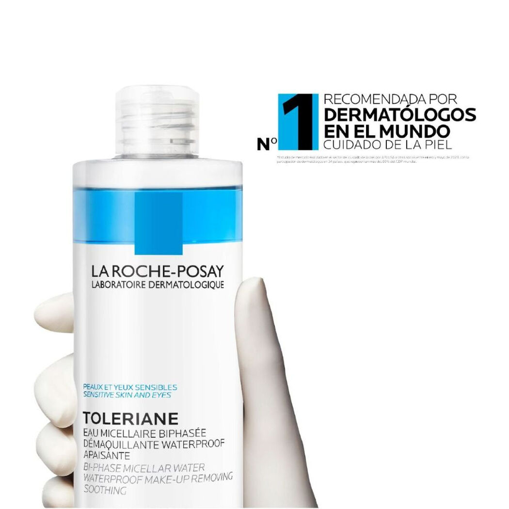 Agua Micelar Toleriane Bif&aacute;sica La Roche-Posay 400 mL, , large image number 1