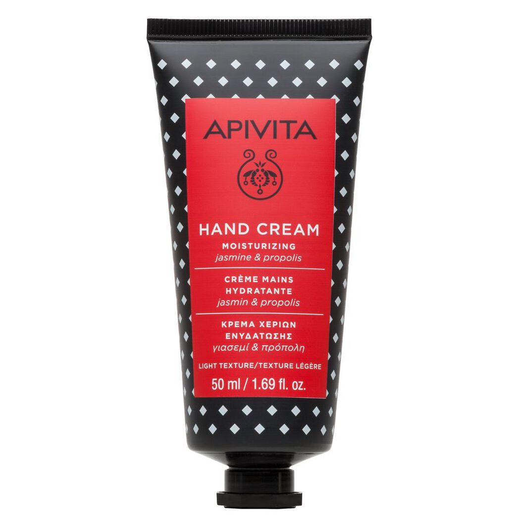 Crema de Manos Hidratante Textura Ligera con Jazmín & Propóleo 50ml Apivita, , large image number 0