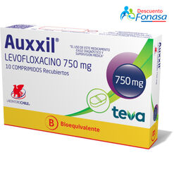 Auxxil 750 mg  x 10 Comprimidos Recubiertos