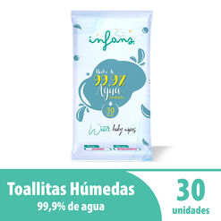 Toallas Húmedas Infans Water Baby 30 un