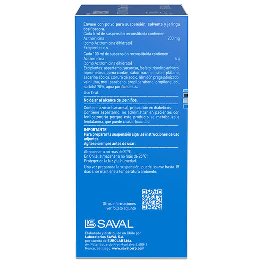 Trex 200 mg/5 ml x 30 ml Polvo para Suspensión Oral con Solvente, , large image number 1