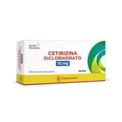 Cetirizina Diclorhidrato 10 mg x 30 Comprimidos Recubiertos