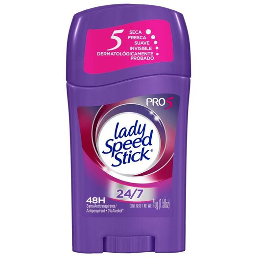 Desodorante en Barra Lady Speed Stick Pro5 24/7 45 G, , large image number 1