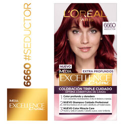 Tintura Excellence 6660 Rojizo 165 g