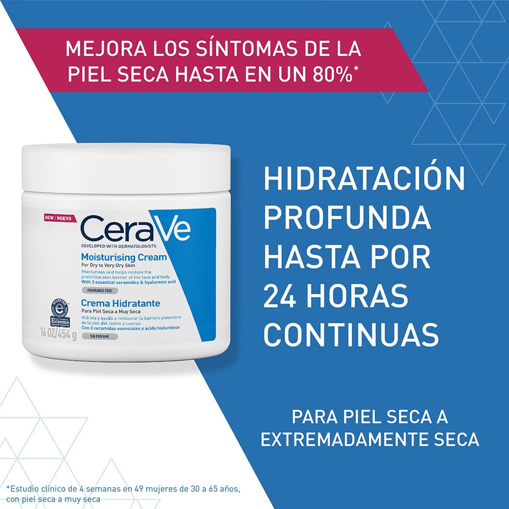 Crema Cerave Hidratante Pote 454 mL, , large image number 1