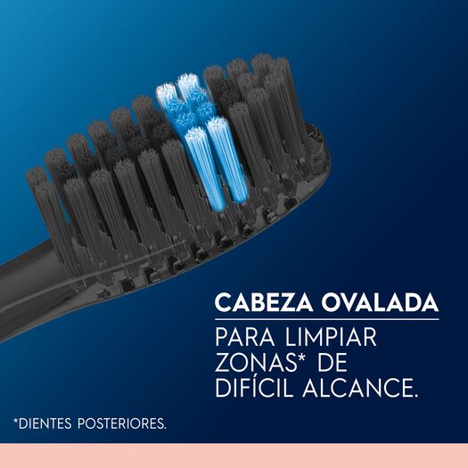Cepillo de Dientes Suave Oral-B Indicator Black Charcoal 2 Unidades, , large image number 4