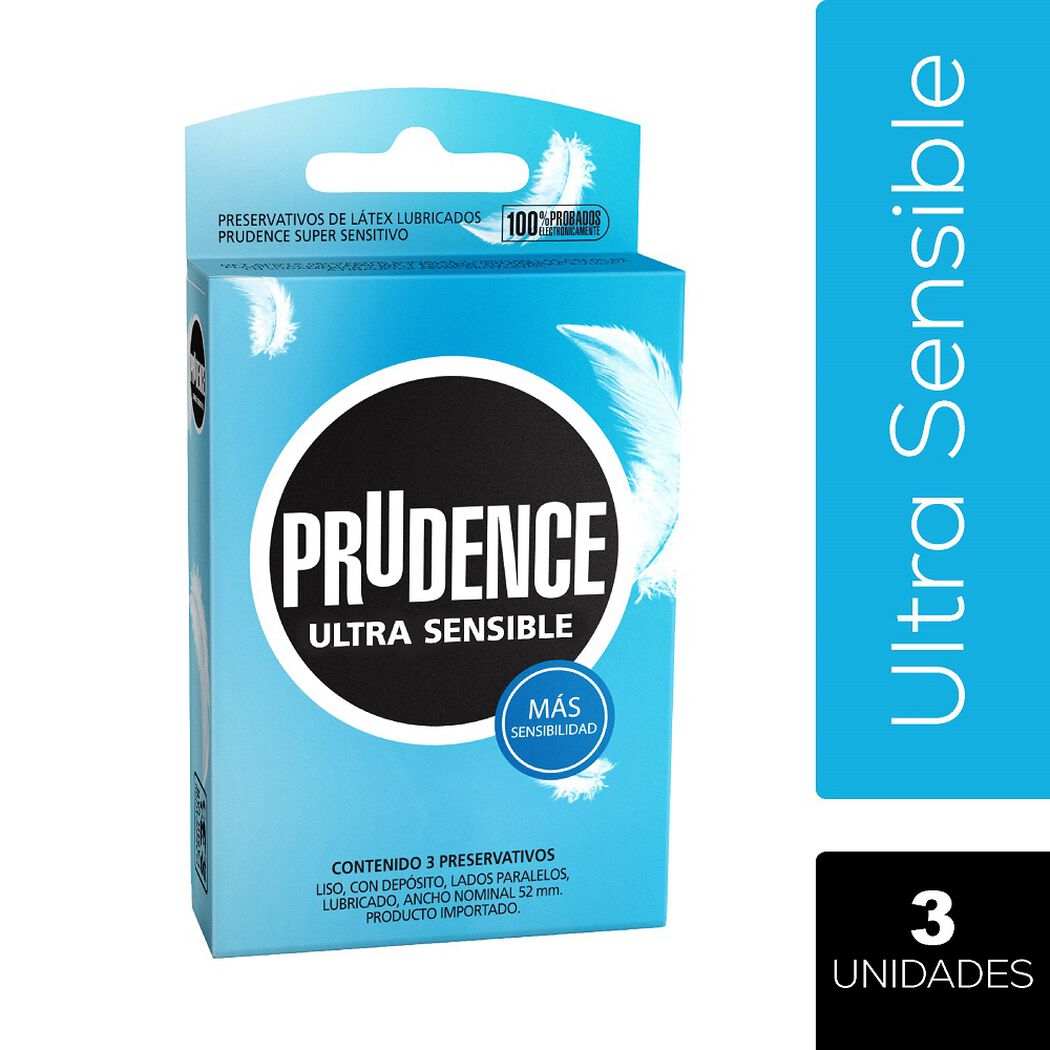Prudence Ultra Sensible x 3 Unidades, , large image number 0