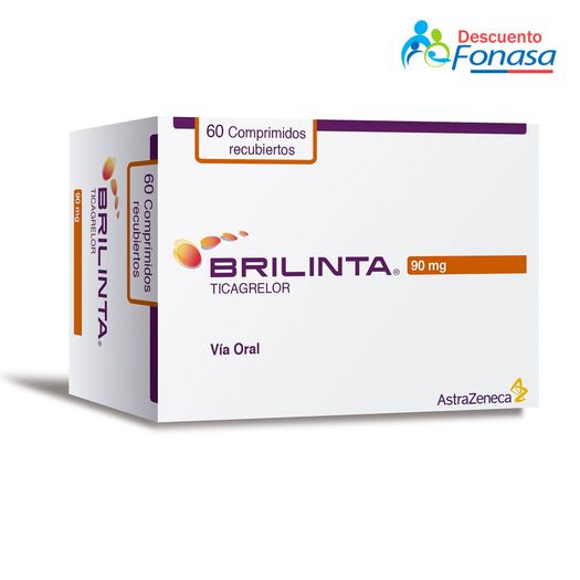 Brilinta 90 mg x 60 Comprimidos Recubiertos, , large image number 0