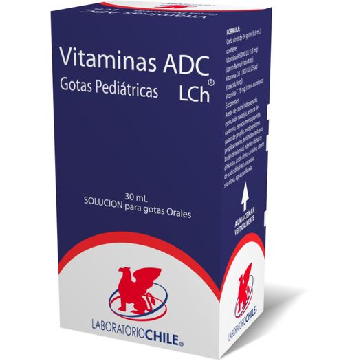 Vitamina ADC x 30 ml Solución Oral para Gotas CHILE, , large image number 0