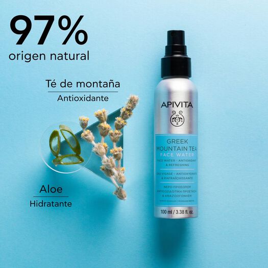 Agua Facial de Té de Montaña Griego 150ml Apivita, , large image number 2