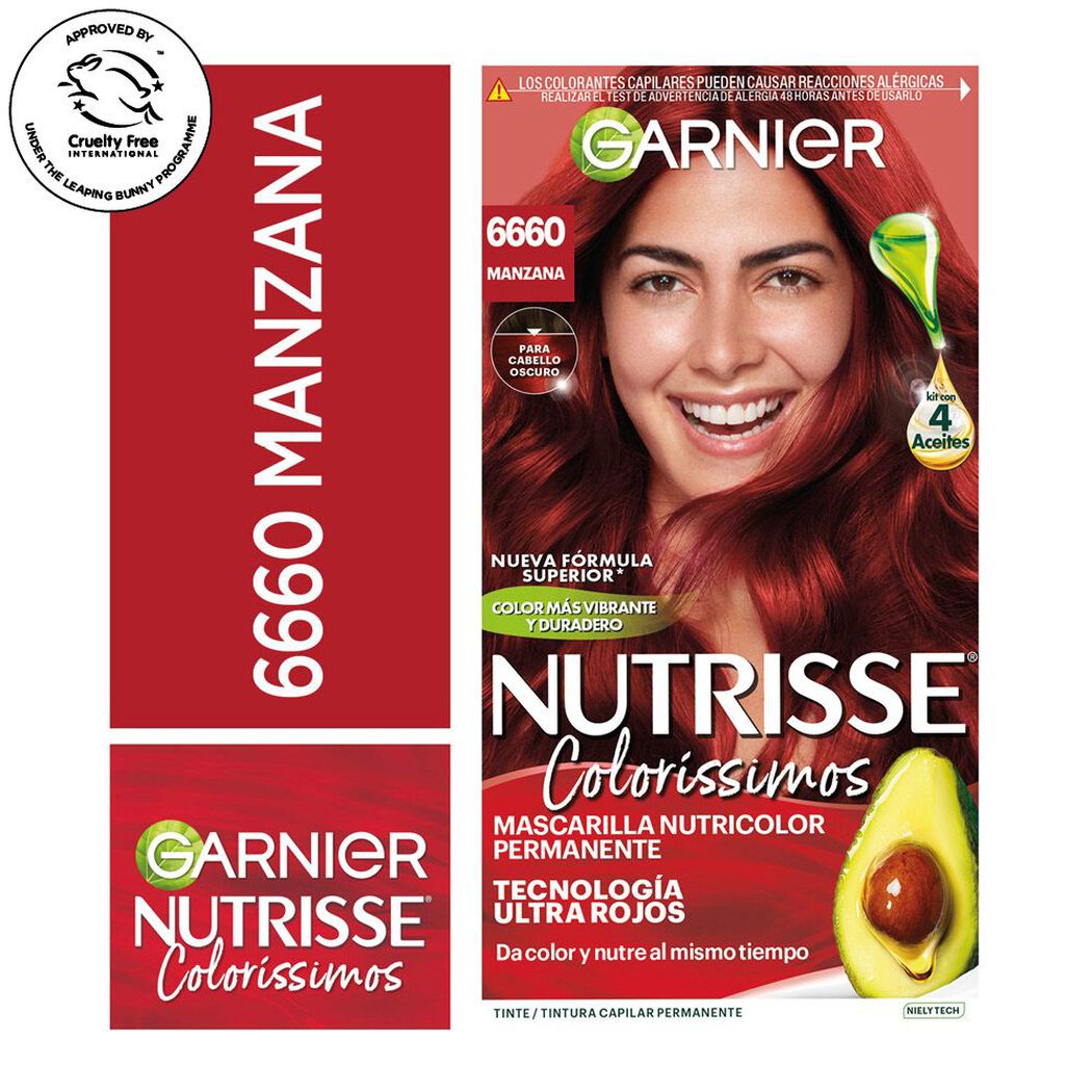 Nutrisse Tintura 6660 Manzana x 1 Unidad, , large image number 0