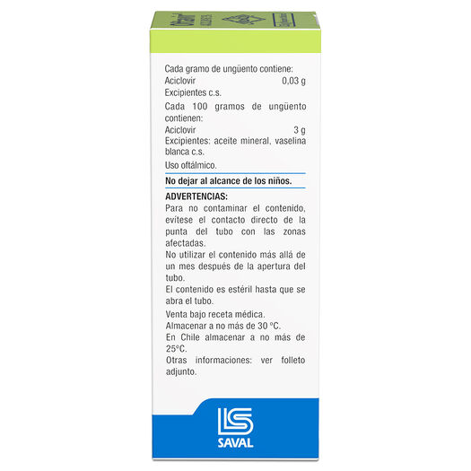 Oftavir 3 % x 3,5 g Unguento Oftalmico , , large image number 1
