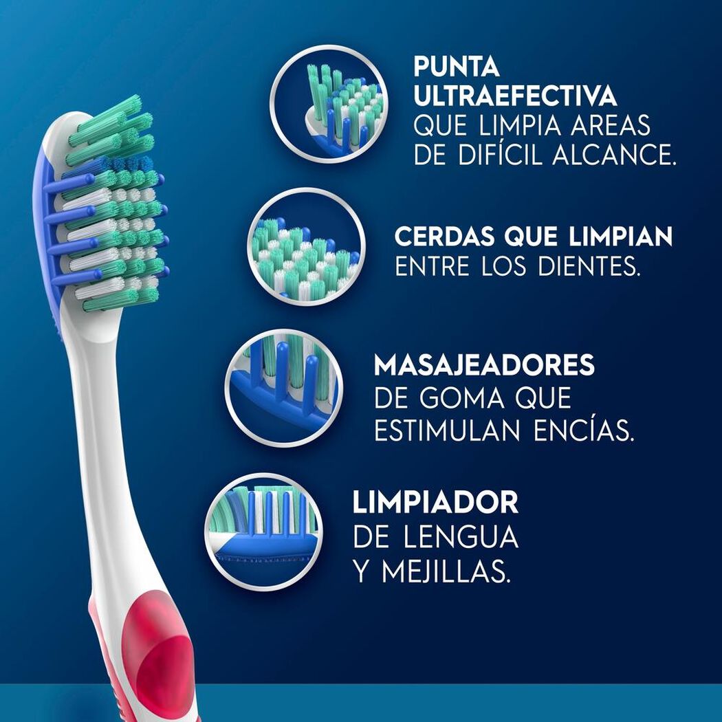 Oral B Cepillo Dental Advantage 123 x 2 Unidades, , large image number 1