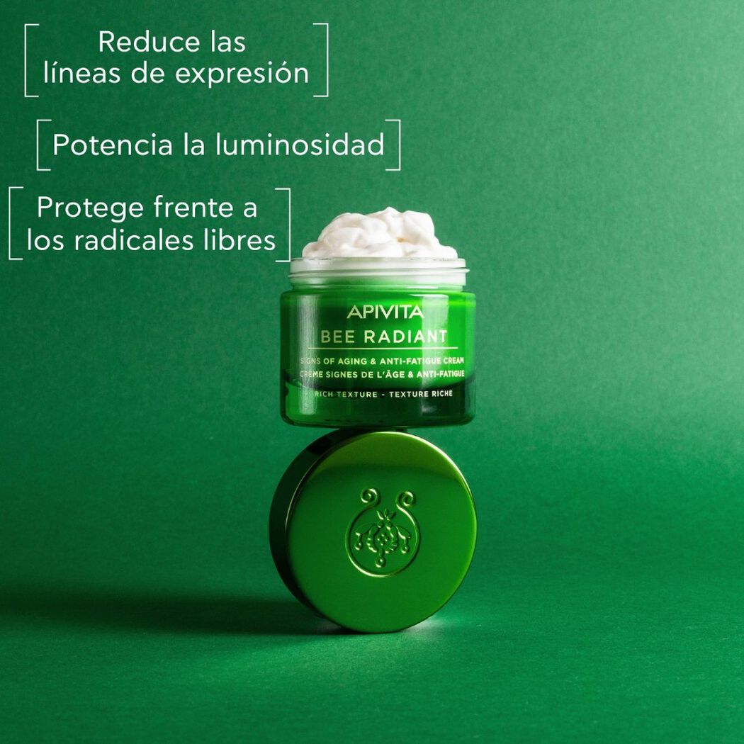 Crema Signos de la Edad & Anti-fatiga - Textura Rica 50ml Bee Radiant Apivita, , large image number 1