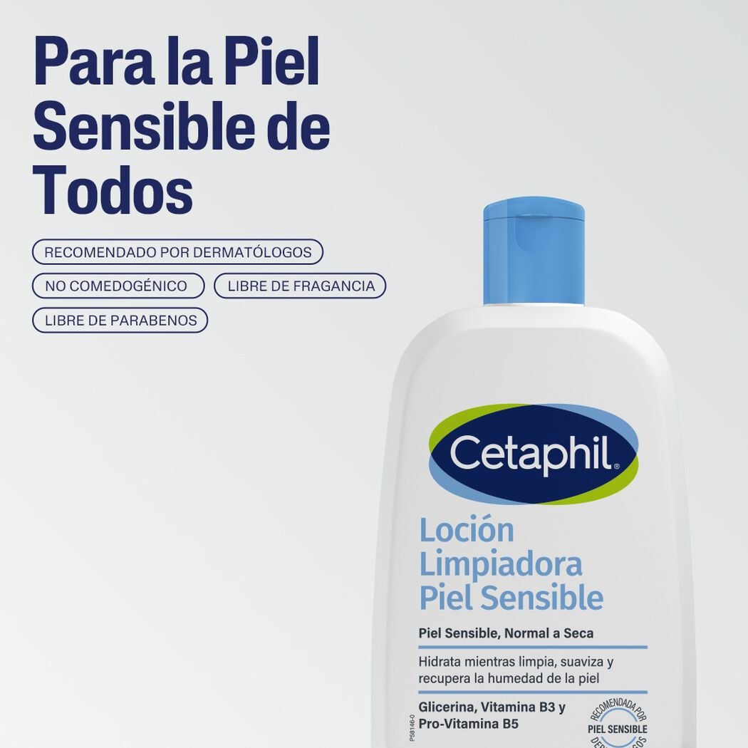 Loci&oacute;n Limpiadora Facial Cetaphil para Pieles Sensibles 237ml, , large image number 4