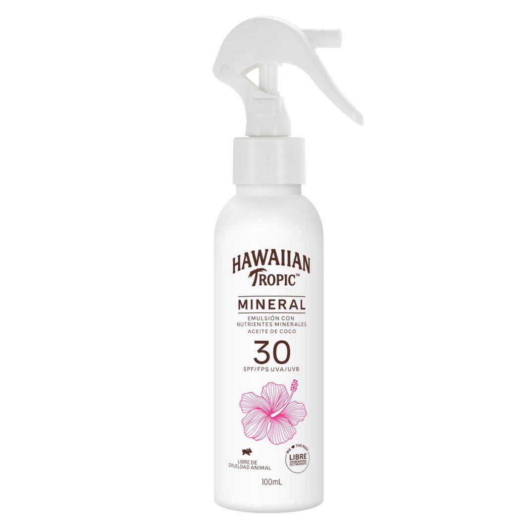 Protector Solar Hawaiian Tropic Mineral Gatillo Spf 30 100 mL, , large image number 0