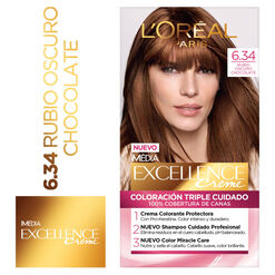 Excellence Tintura 6.34 Rubio Oscuro Chocolate x 1 Unidad