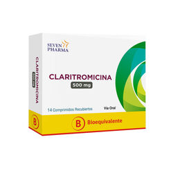 Claritromicina 500 mg x 14 Comprimidos