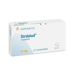 Sirdalud 2 mg x 12 Comprimidos
