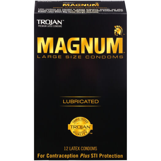 Preservativo Trojan Magnum 12un., , large image number 0