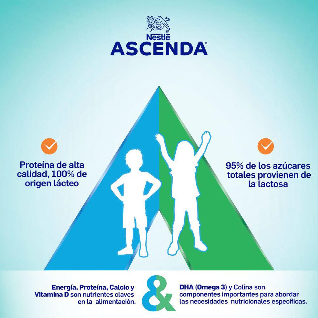 Complemento Nutricional Ascenda Vainilla 800 g, , large image number 3