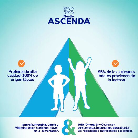 Complemento Nutricional Ascenda  Vainilla 800g , , large image number 3