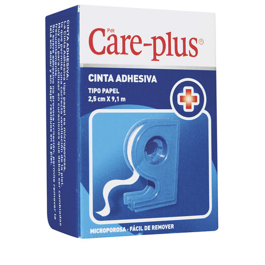 Care-Plus Tela Adhes. Papel 25mm X 9,1m., , large image number 0