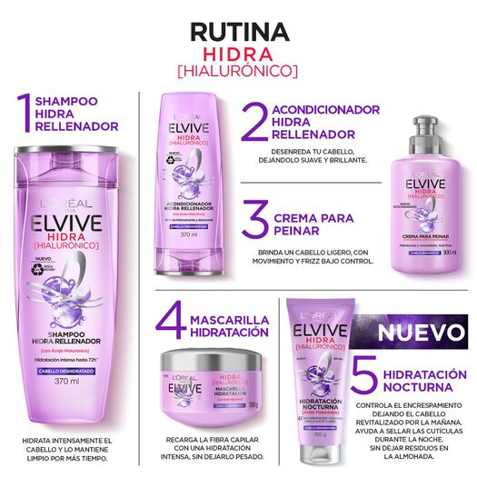Crema Hidratación Elvive Nocturna 200Ml, , large image number 4