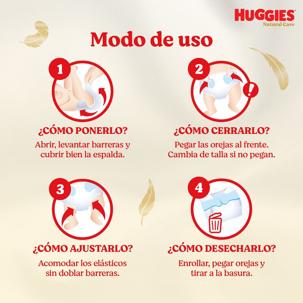 Pa&ntilde;ales Huggies Natural Care M 70 un, , large image number 1