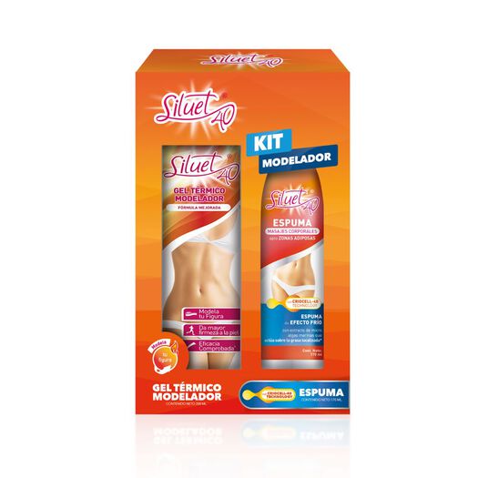 Pack Siluet 40 Gel 200ml Y Espuma 170ml, , large image number 0