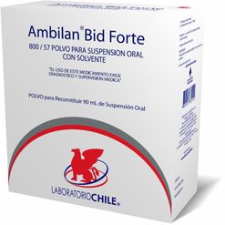 Ambilan Bid Forte 800 mg/57 mg x 90 mL Polvo Para Suspensión Oral