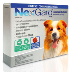 Nexgard 68 mg 10-25 kg 1 Comprimido