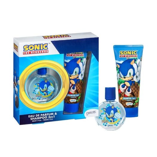 Set Gelatti Kids Perfume + Shampoo Sonic 2 un, , large image number 0